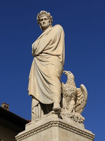 Monumento a Dante Alighieri in piazza Santa Croce, Firenze